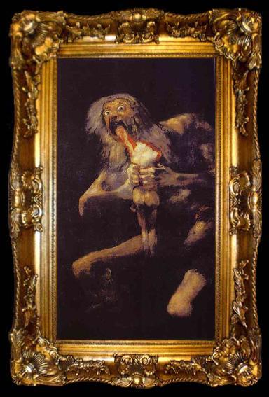 framed  Francisco Jose de Goya Saturn Devouring One of His Chidren, ta009-2